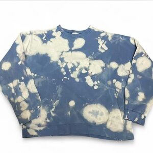 nike size L blue tie dye hoodie